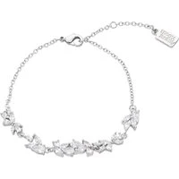 Silver Elegant Crystal Bracelet - Silver