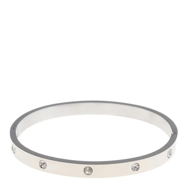 Silver Embelished Bangle