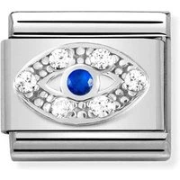 Silver Evil Eye Charm