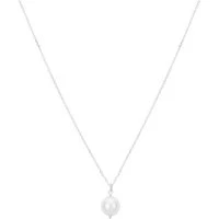 Silver Freshwater Pearl Necklace - Silver