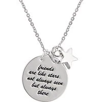 Silver Friendship Necklace - Silver