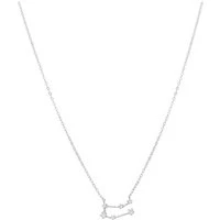 Silver Gemini Constellation Necklace - Silver