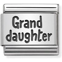 Silver Granddaughter Charm