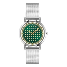 Silver Green Watch