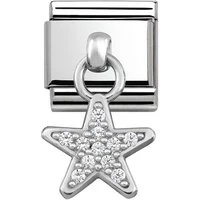 Silver Hanging Star Charm