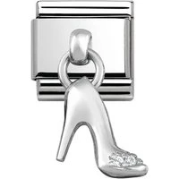 Silver Hanging Stiletto Charm