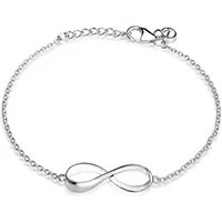 Silver Infinity Bracelet - Adjustable