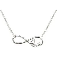 Silver Infinity Love Necklace