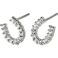 Silver Leanna Horseshoe Earrings