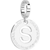 Silver Letter S Charm - Silver