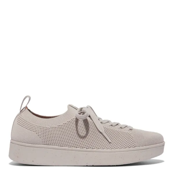 Silver Linging Knit Rally Trainers - Beige