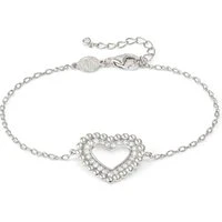 Silver Lovecloud Heart Bracelet