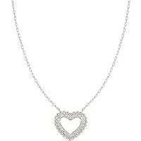 Silver Lovecloud Heart Necklace