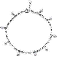 Silver Lula White Bracelet