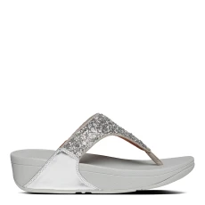 Silver Lulu Shimmerfoil Toe Thongs