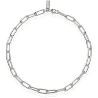 Silver Luxe Link Necklace - Silver