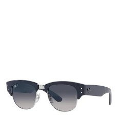 Silver Mega Clubmaster Sunglasses 50mm