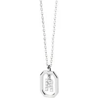 Silver Mini Letter Necklace - Letter R