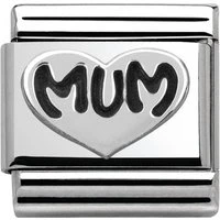 Silver Mum Charm