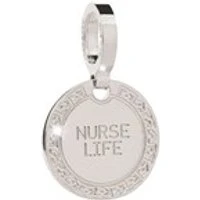 Silver Nurse Charm - Silver