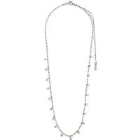 Silver Panna Disc Necklace