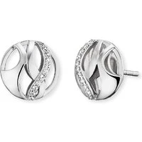 Silver Paradise Stud Earrings - Silver