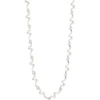 Silver Penelope Squiggle Necklace