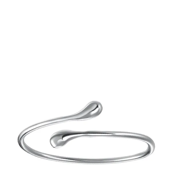 Silver Plated Teardrop Cuff