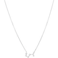 Silver Scorpio Constellation Necklace - Silver