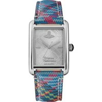 Silver Shacklewell Tartan Strap Watch - Silver