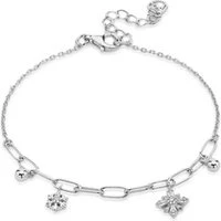 Silver Snowflake Bracelet