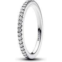 Silver Sparkling Band Ring - 48  Ring