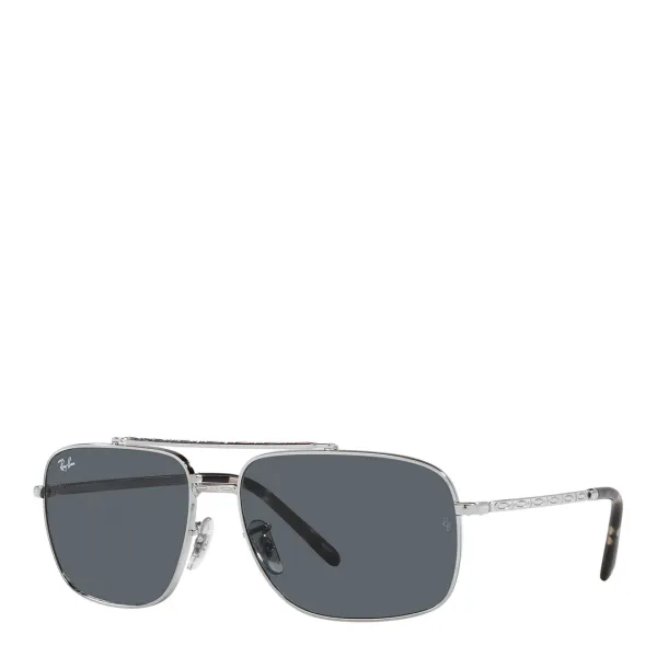Silver Square Sunglasses 62mm