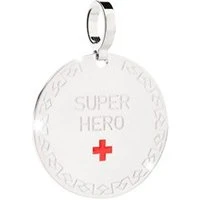 Silver Super Hero Charm - Silver