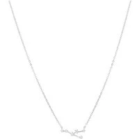 Silver Taurus Constellation Necklace - Silver