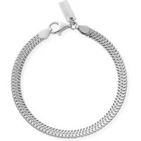 Silver Tide Braid Bracelet - Silver