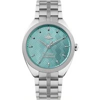 Silver + Turquoise Mews Watch - Silver