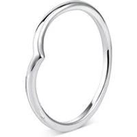 Silver Wish Ring - Ring Size 50 Silver