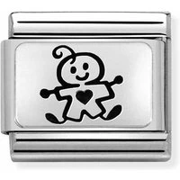 Silvershine Baby Boy Charm - Stainless Steel