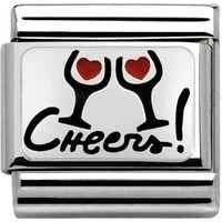 Silvershine Cheers Glasses Charm