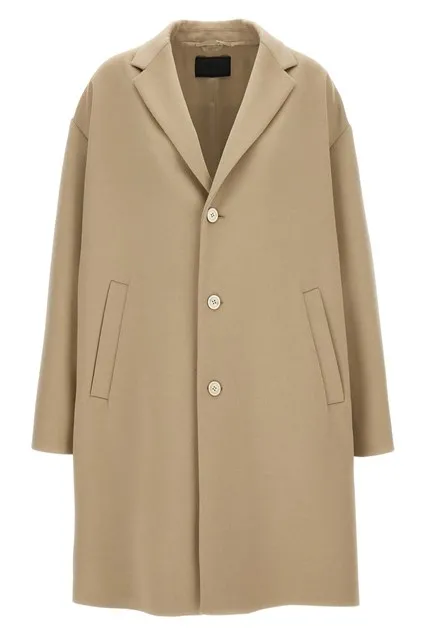 Single-breasted coat - Beige