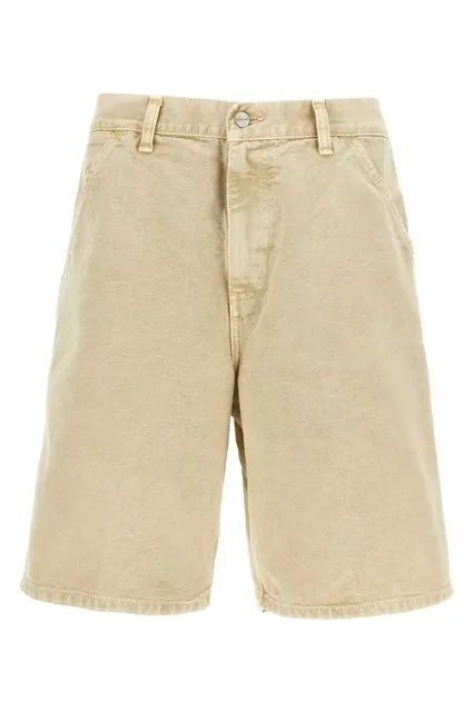 Single Knee bermuda shorts - Beige