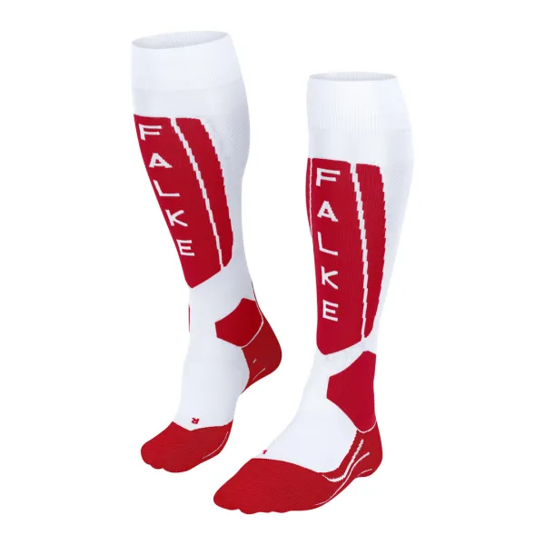 SK5 Expert Women Women Skiing Knee-high socks - White