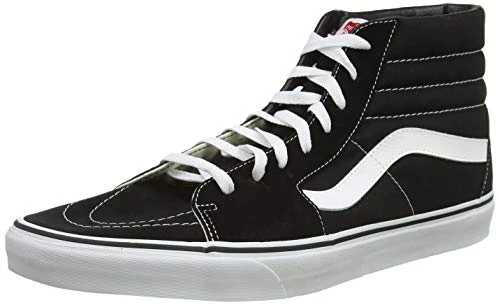 Sk8-Hi Mid Canvas Mens Trainers Black/White 7 UK