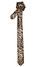 Skinny Tie - Leopard Print