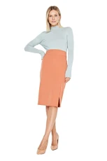 Skirt - Brown - Midi Skirt - Brown - Midi