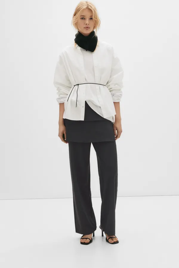 Skirt Trousers - Grey