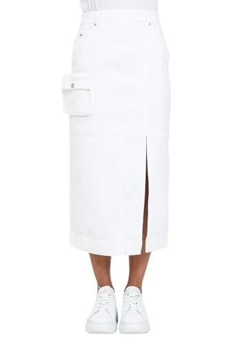 Skirts Cotton, White, 8