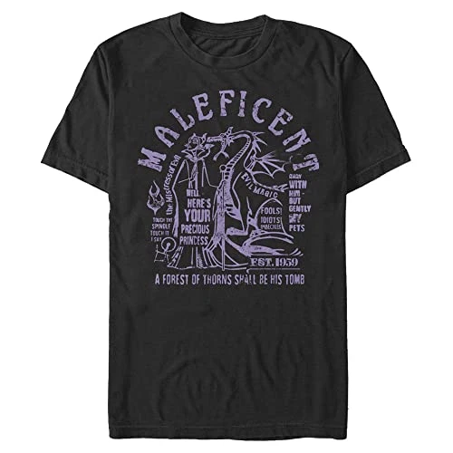 Sleeping Beauty - maleficent Verbiage Men's Crew neck Black M