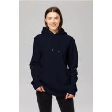 Sleeve Hoodie Navy S Hoodie Tops Unisex Genderless Sustainable